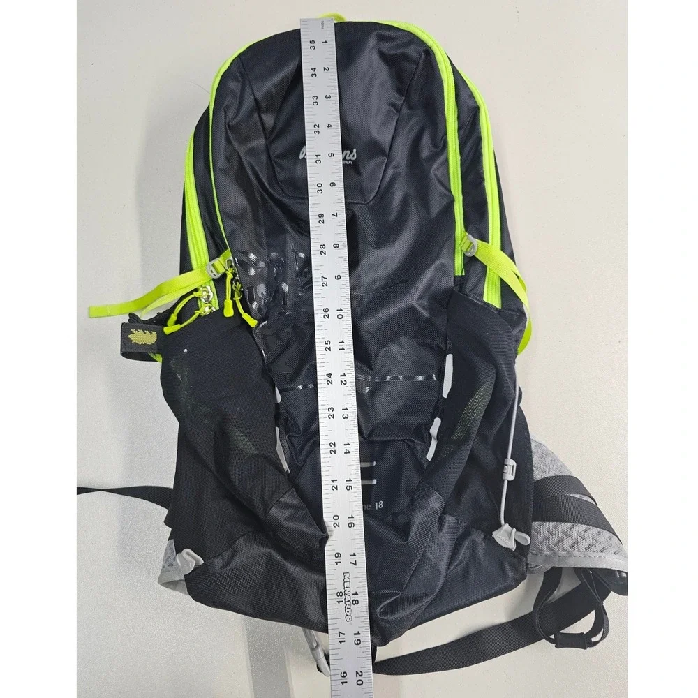 Bergans of Norway Rondane 18 Technical Backpack Black Neon Lime Green Hiking